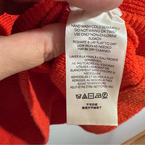 ✨ Free People Ottoman Slouchy Tunic Sweater Orange Size M ✨ - Picture 6 of 7